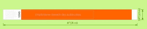identifikační náramek TYVEK 3/4” (1,9 cm)
